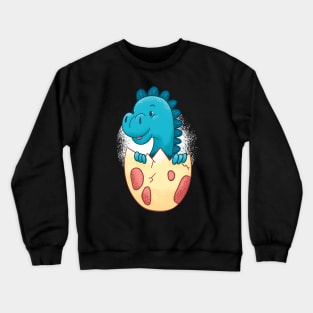 dinosaur baby cute and lovely for kids and women Crewneck Sweatshirt